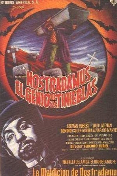 Caratula, cartel, poster o portada de Nostradamus, el genio de las tinieblas