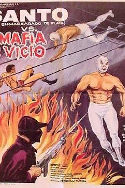 Caratula, cartel, poster o portada de Santo contra la mafia del vicio