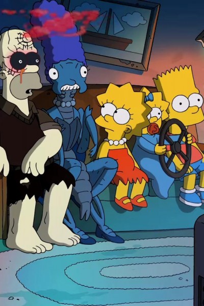 Cubierta de The Simpsons: Guillermo del Toro Couch Gag