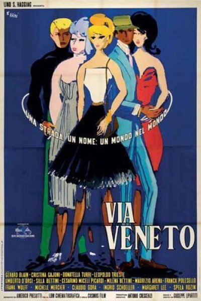 Caratula, cartel, poster o portada de Via Veneto
