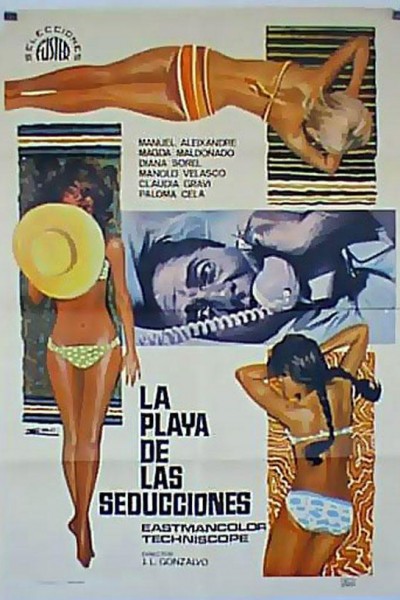 Caratula, cartel, poster o portada de La playa de las seducciones