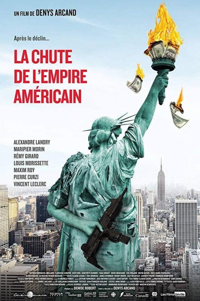 Caratula, cartel, poster o portada de La caída del imperio americano