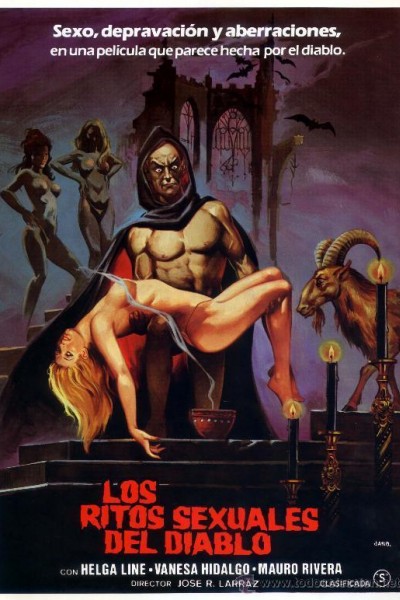 Caratula, cartel, poster o portada de Los ritos sexuales del diablo