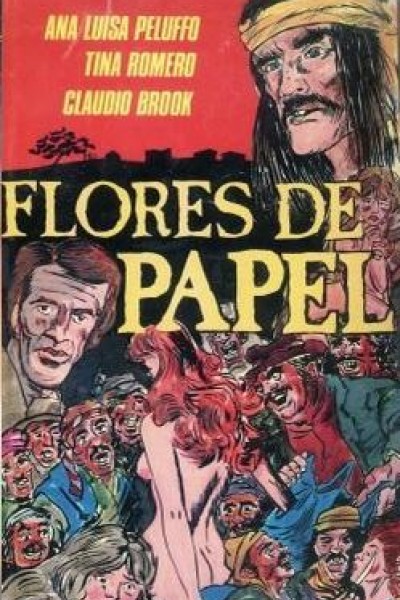 Cubierta de Flores de papel