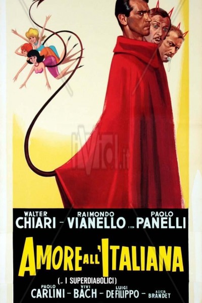 Caratula, cartel, poster o portada de Amore all'italiana