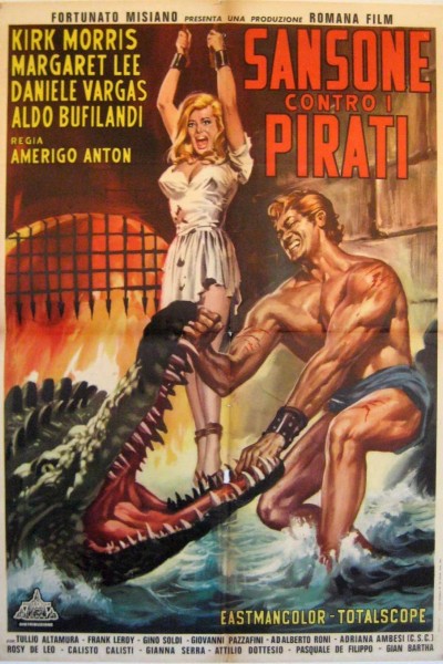 Caratula, cartel, poster o portada de Sansone contro i pirati