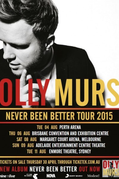 Cubierta de Olly Murs: Never Been Better Tour (Live At The O2)