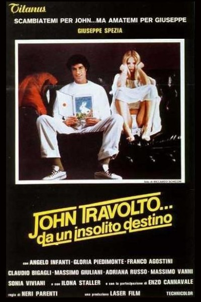 Caratula, cartel, poster o portada de John Travolto... da un insolito destino (AKA John Travolto: The Face with Two Left Feet)