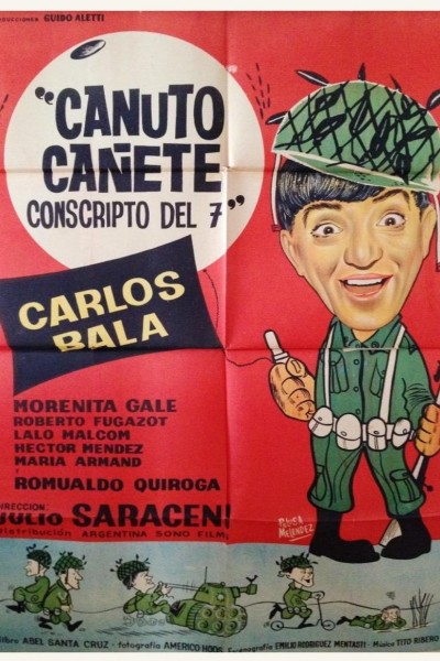 Caratula, cartel, poster o portada de Canuto Cañete, conscripto del 7