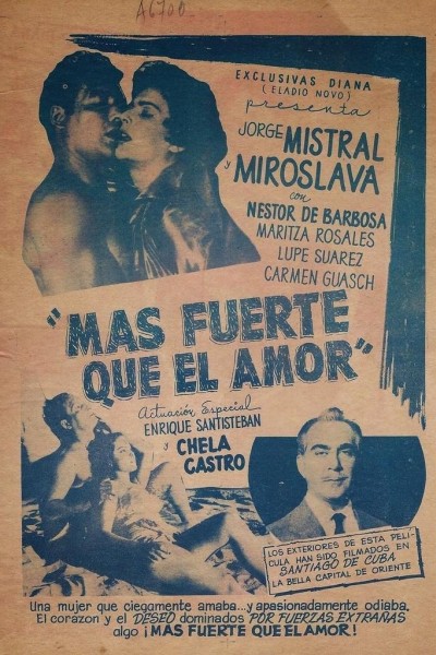 Caratula, cartel, poster o portada de Más fuerte que el amor