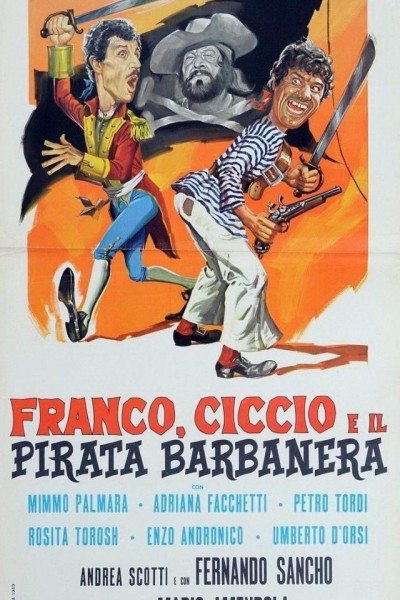 Caratula, cartel, poster o portada de Franco, Ciccio e il pirata Barbanera