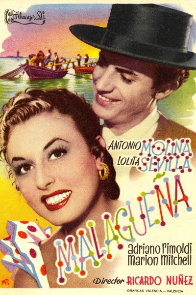 Caratula, cartel, poster o portada de Malagueña