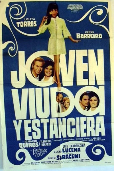 Caratula, cartel, poster o portada de Joven, viuda y estanciera