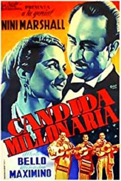 Caratula, cartel, poster o portada de Cándida millonaria