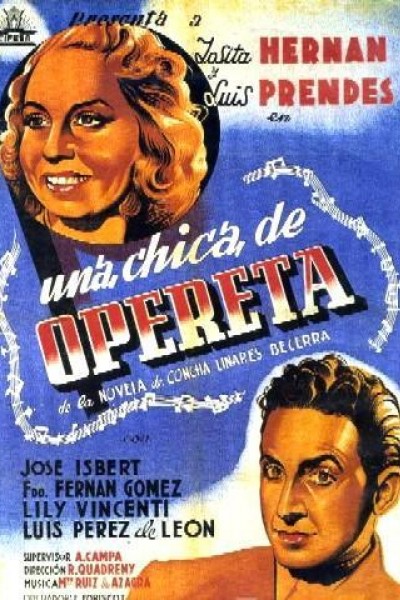 Cubierta de Una chica de opereta