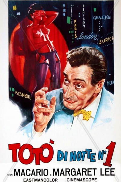 Caratula, cartel, poster o portada de Totò di notte n. 1