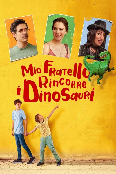 Caratula, cartel, poster o portada de Mi hermano persigue dinosaurios