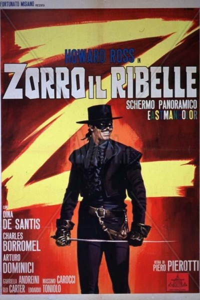 Caratula, cartel, poster o portada de Zorro, el rebelde