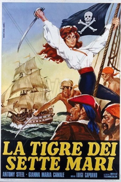 Caratula, cartel, poster o portada de La tigresa de los 7 mares