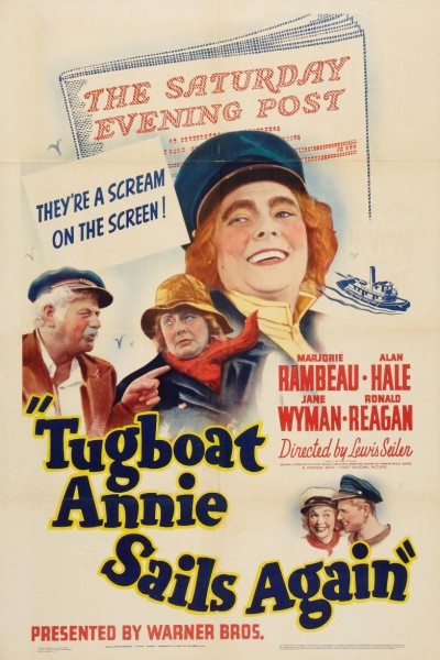 Caratula, cartel, poster o portada de Tugboat Annie Sails Again