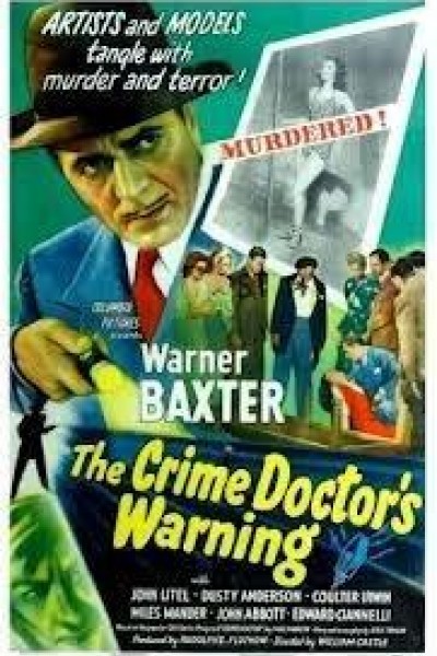 Caratula, cartel, poster o portada de The Crime Doctor's Warning