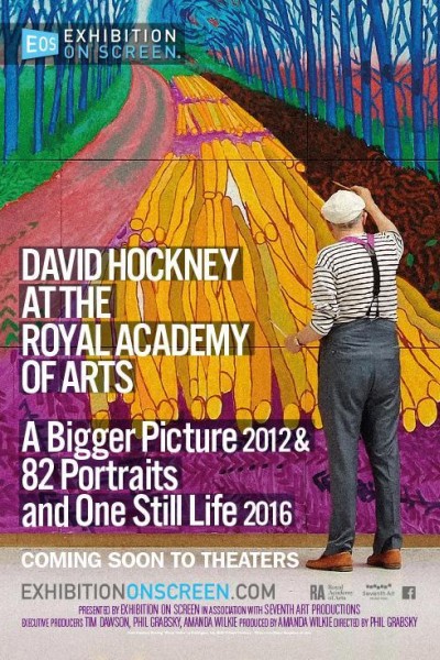 Caratula, cartel, poster o portada de David Hockney en la Royal Academy of Arts