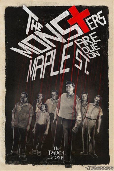 Caratula, cartel, poster o portada de La dimensión desconocida: Monstruos en la calle Maple