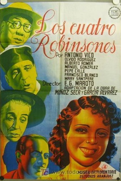 Cubierta de Los cuatro robinsones