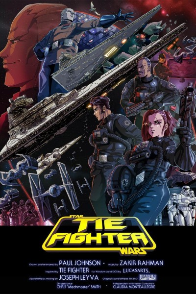Caratula, cartel, poster o portada de Star Wars: TIE Fighter