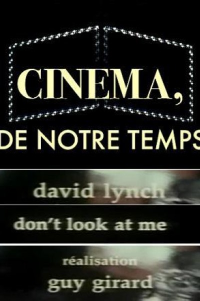 Cubierta de David Lynch: Don\'t Look at Me