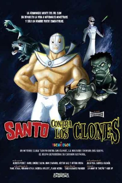 Caratula, cartel, poster o portada de Santo contra los clones