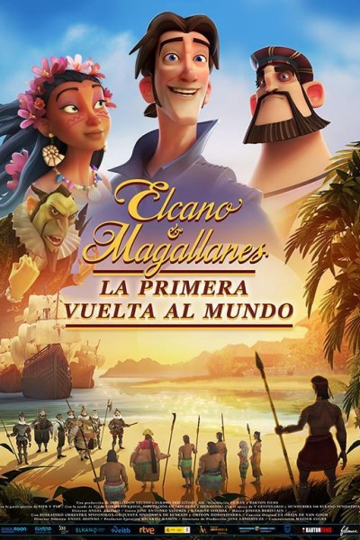 Caratula, cartel, poster o portada de Elcano y Magallanes, la primera vuelta al mundo