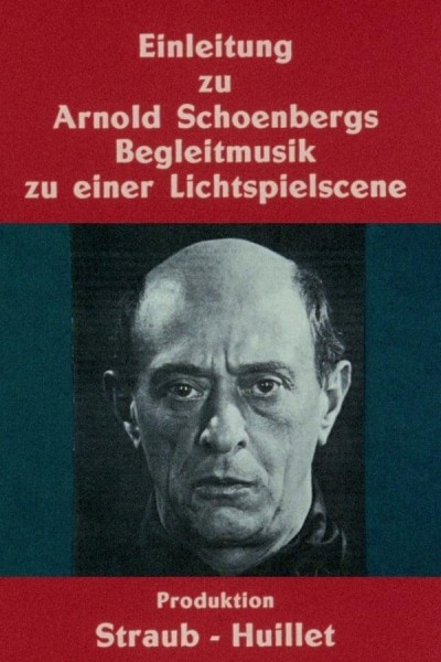Cubierta de Introducción a la \"Música de acompañamiento para una escena de película\" de Arnold Schoenberg