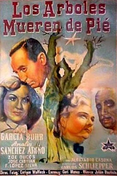 Caratula, cartel, poster o portada de Los árboles mueren de pie