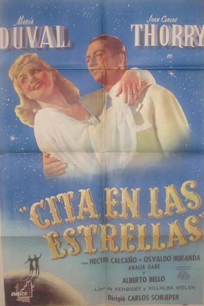 Caratula, cartel, poster o portada de Cita en las estrellas