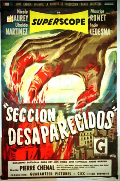 Caratula, cartel, poster o portada de Sección desaparecidos