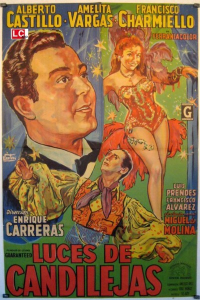 Caratula, cartel, poster o portada de Luces de candilejas