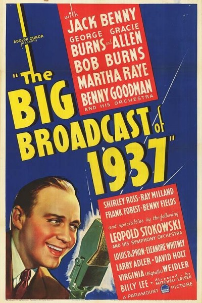 Caratula, cartel, poster o portada de The Big Broadcast of 1937