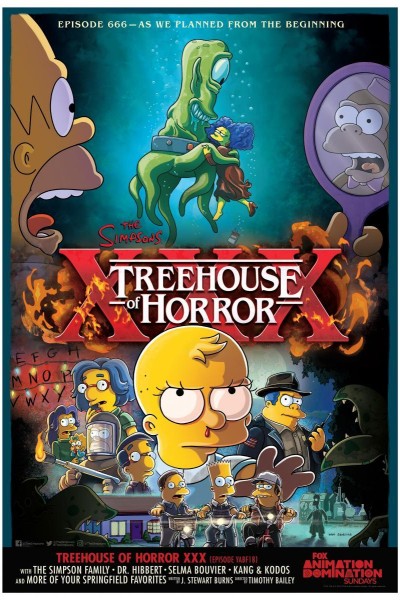 Cubierta de Los Simpson: La casa-árbol del terror XXX
