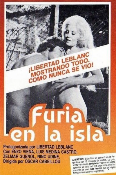 Caratula, cartel, poster o portada de Furia en la isla