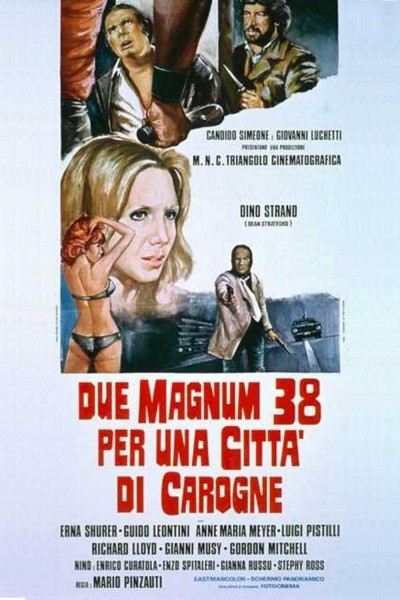 Caratula, cartel, poster o portada de Due Magnum 38 per una città di carogne