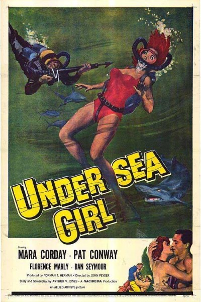 Caratula, cartel, poster o portada de Undersea Girl