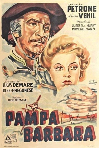 Caratula, cartel, poster o portada de Pampa bárbara