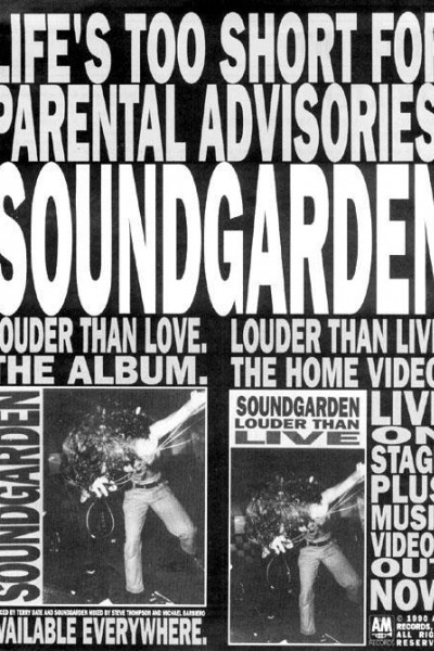 Caratula, cartel, poster o portada de Soundgarden: Louder Than Live