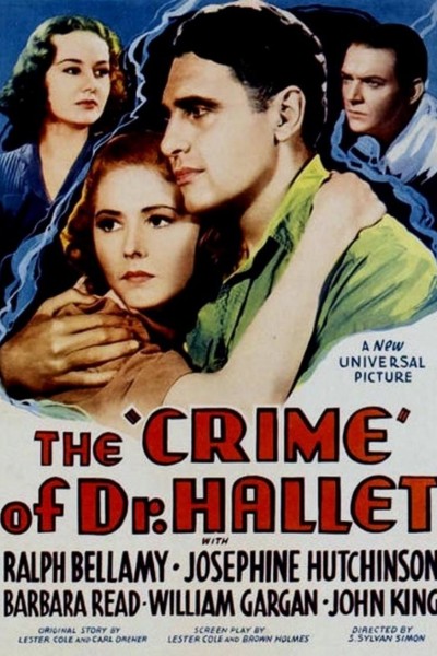 Caratula, cartel, poster o portada de The Crime of Doctor Hallet