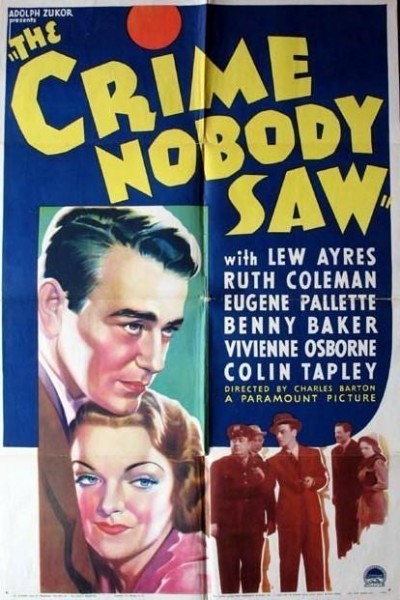 Caratula, cartel, poster o portada de The Crime Nobody Saw