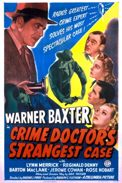Caratula, cartel, poster o portada de The Crime Doctor\'s Strangest Case
