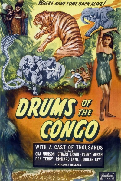 Caratula, cartel, poster o portada de Drums of the Congo