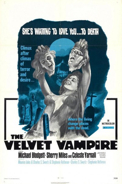 Caratula, cartel, poster o portada de The Velvet Vampire (AKA Cemetery Girls)