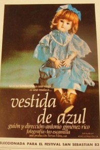 Caratula, cartel, poster o portada de Vestida de azul